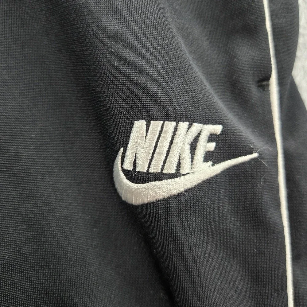 Nike Women Activewear Pants XL Black Swoosh‎ Embroidery Track